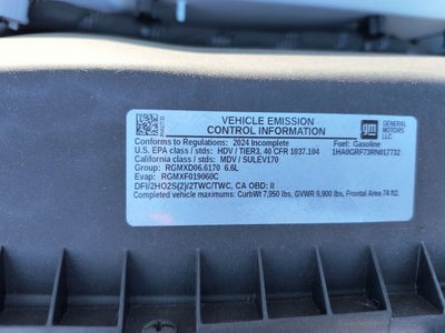 2024 Chevrolet Express Cutaway 3500 1WT
