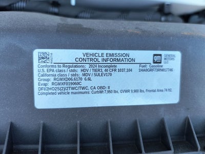 2024 Chevrolet Express Cutaway 3500 1WT