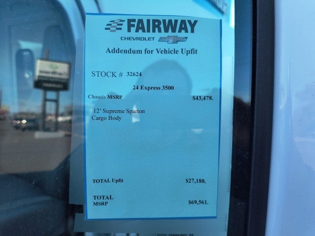2024 Chevrolet Express Cutaway 3500 1WT