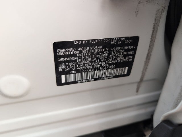 2020 Subaru Forester Touring